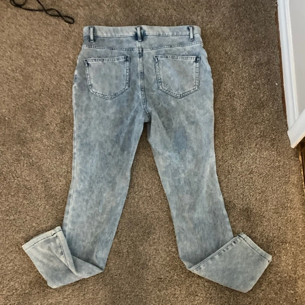 Time and Tru Light Blue jeggings - Picture 3 of 3